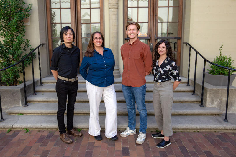 Catering and events team: Stephen, Cristina, Aidan, Emily