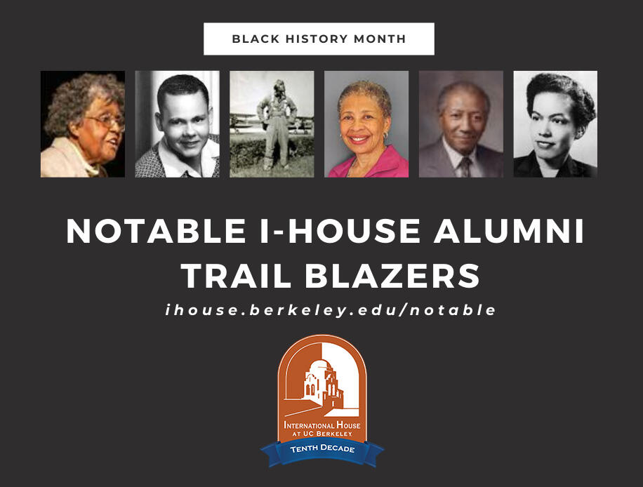 Black History Month - I-House Notable Alumni Trail Blazers
