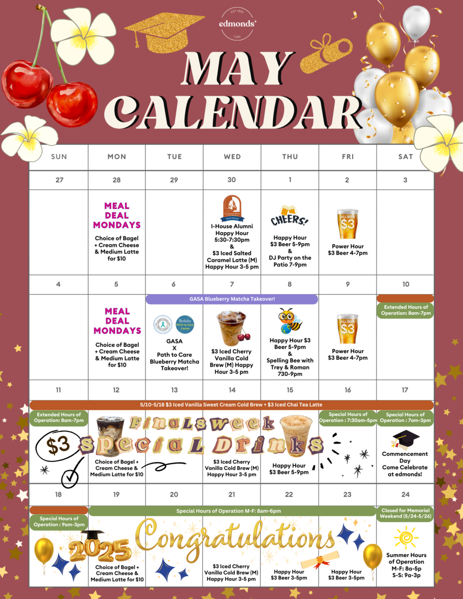 Edmonds May Calendar