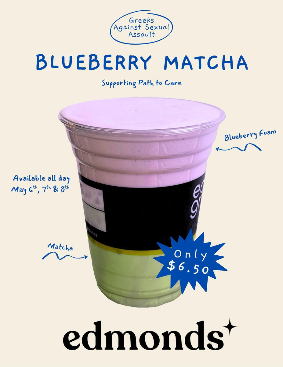 blueberry matcha