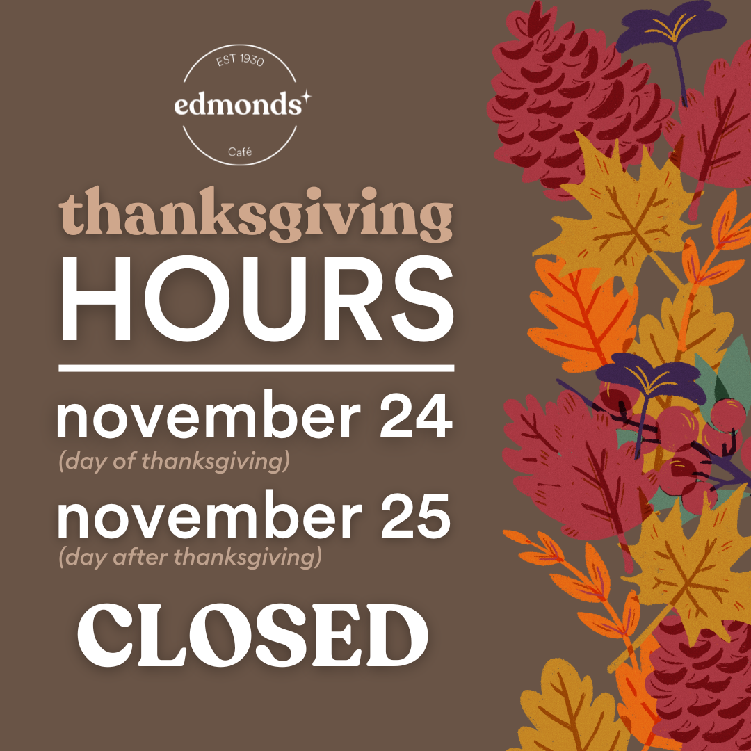 Thanksgiving Cafe Hours