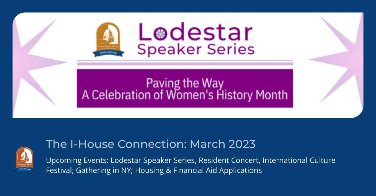 The I-House Connection: March 2023