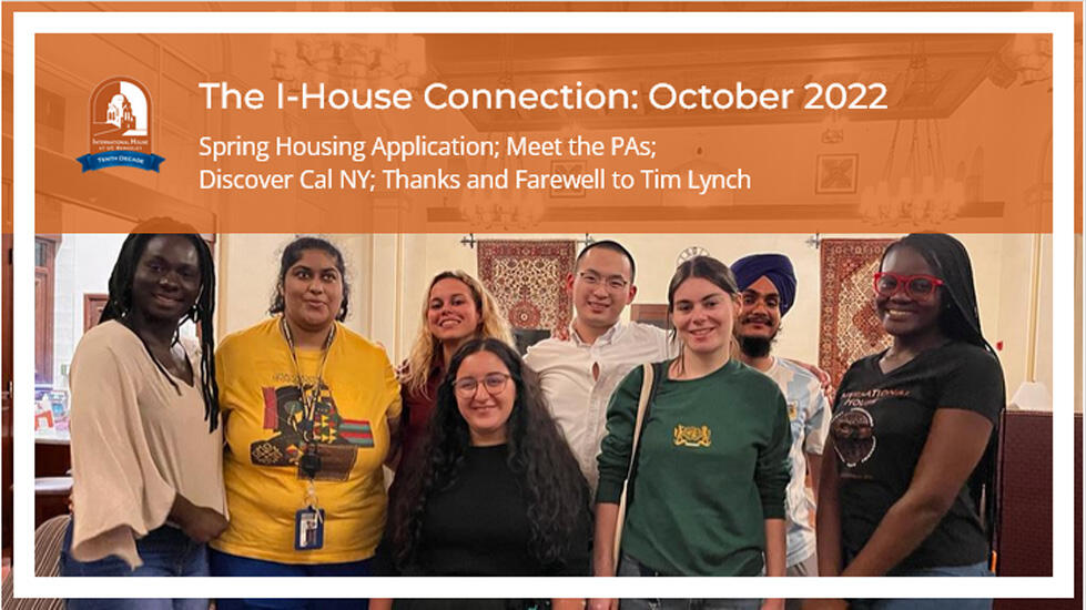 October 2022 I-House Connection