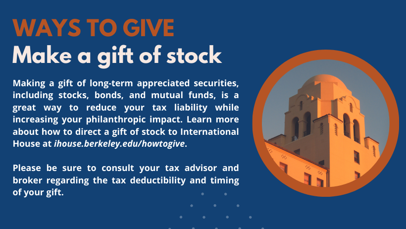 Ways to Give: Stock