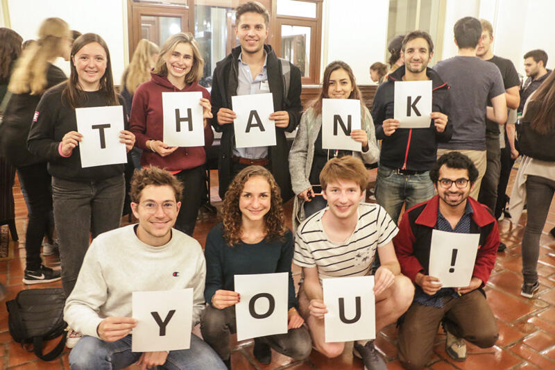 THANK YOU! I-House Residents are grateful for your support