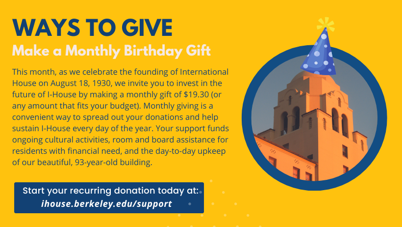  Make a monthly gift of $19.30 in honor of our birthday!
