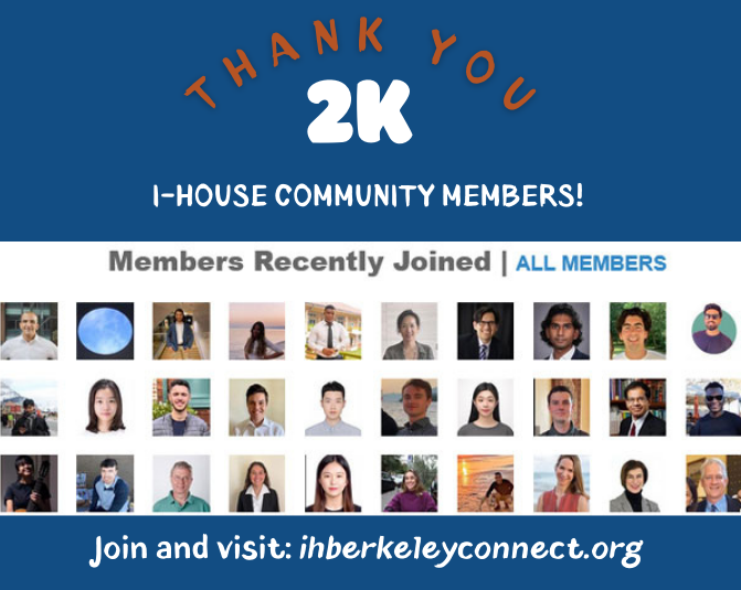 Thank you! 2K Followers and growing on IH Berkeley Connect