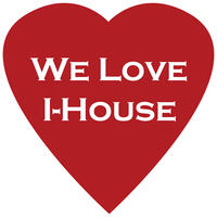 Heart shape "We Love I-House"