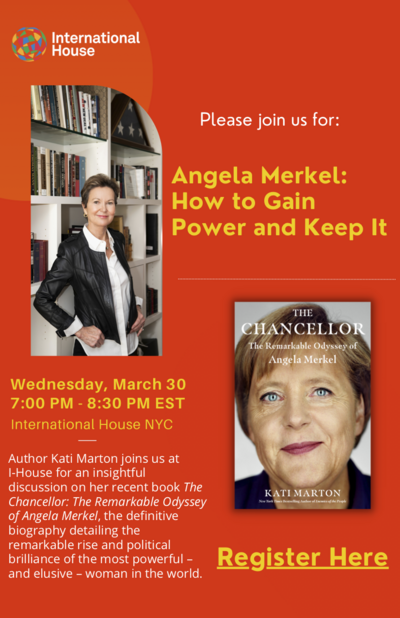 IH NY Presents a virtual event with Angela Merkel