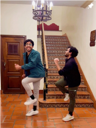 Residents dancing 